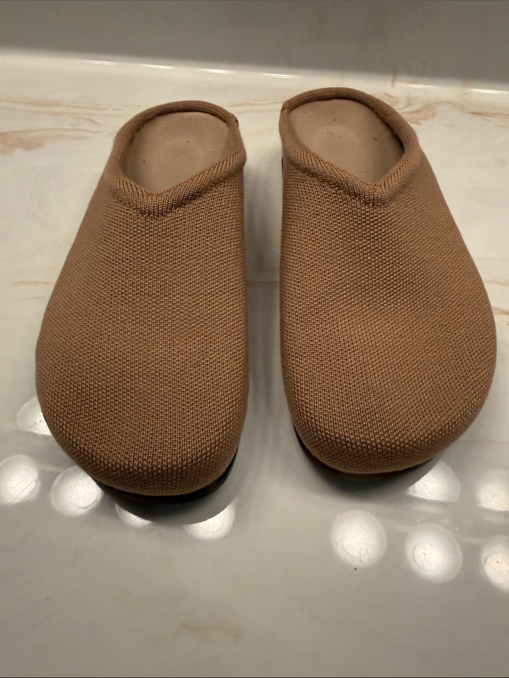 Rothy's Tan Knit Slip-On Flats - Picture 2 of 6
